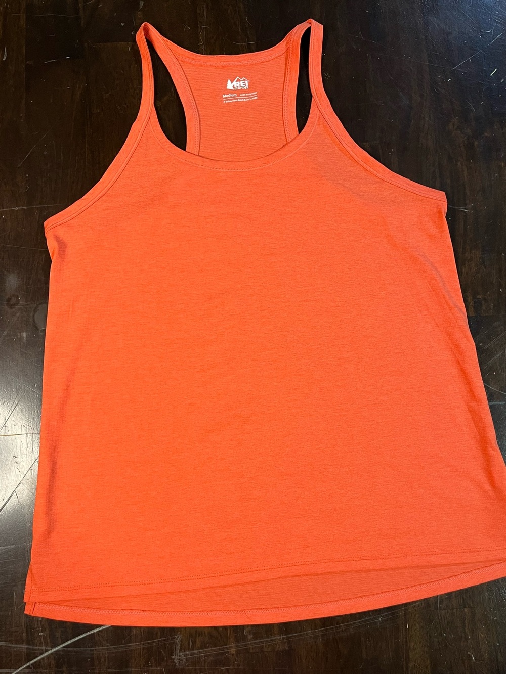 REI Co-Op Racerback Tank, Orange, Sz M